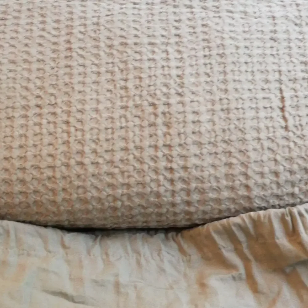 Quince KING Organic Luxe Honeycomb Duvet Cover Set + Shams Olive Green NEW